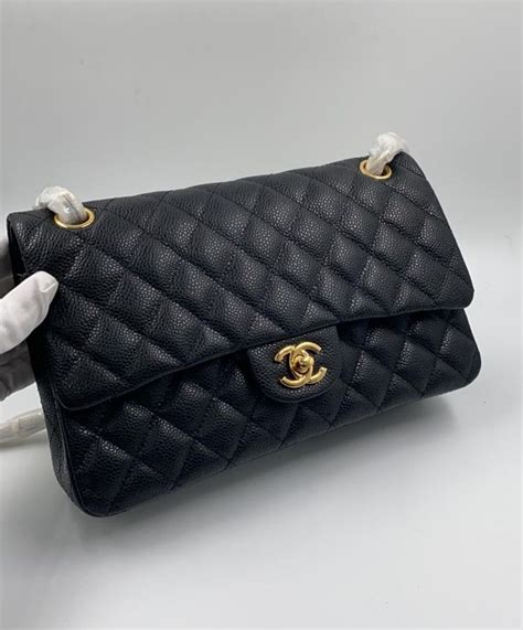 bolsa chanel couro caviar|Exterior de couro CHANEL Caviar Bolsas tiracolo para mulheres.